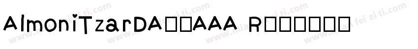 AlmoniTzarDA40AAA R字体转换